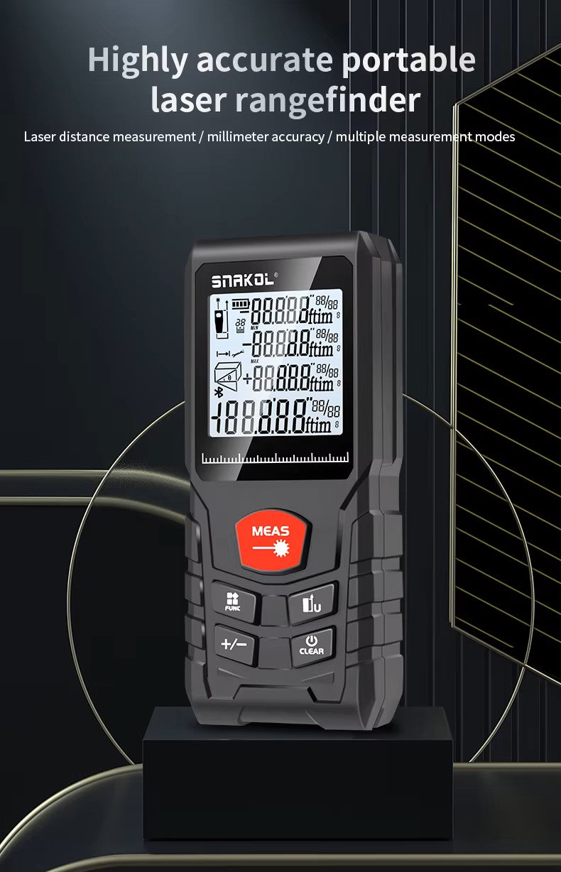 RUGGED - Laser distance measurer. Affordable precision.