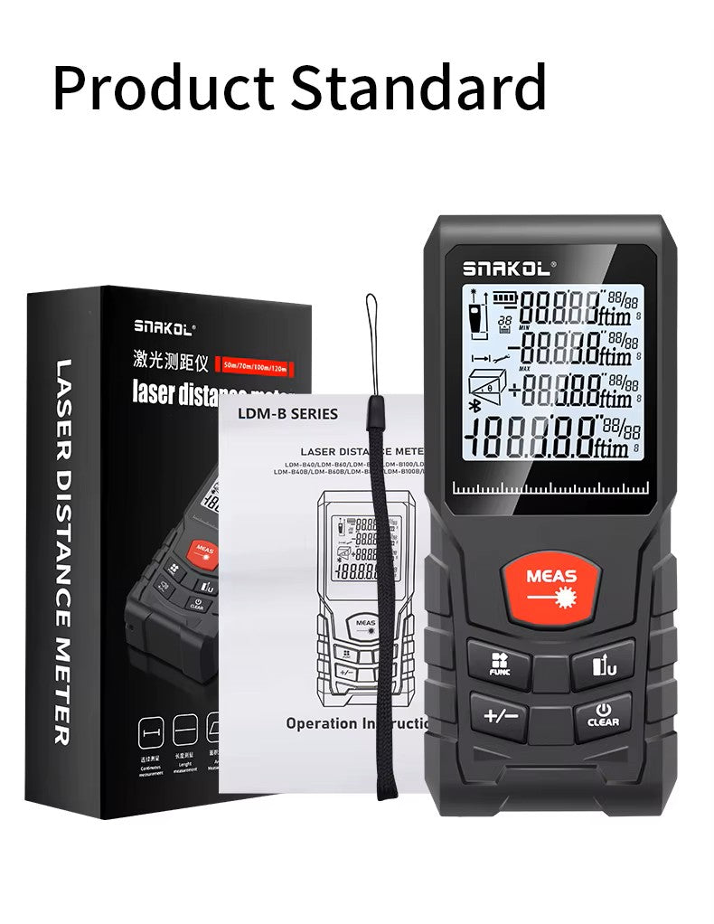 RUGGED - Laser distance measurer. Affordable precision.